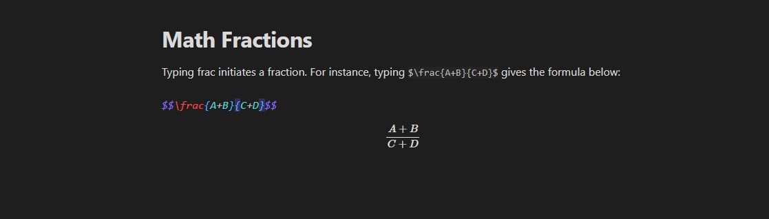 obsidian-math-fractions