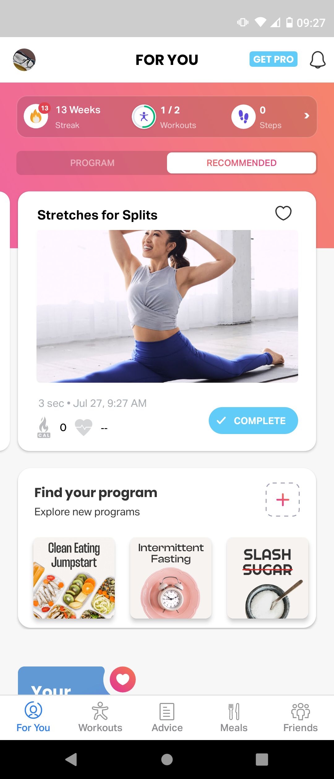 How to Set Up a Weekly Fitness Program With FitOn's Free Plan