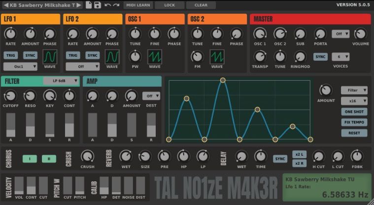 Tal Noisemaker Synth plugin