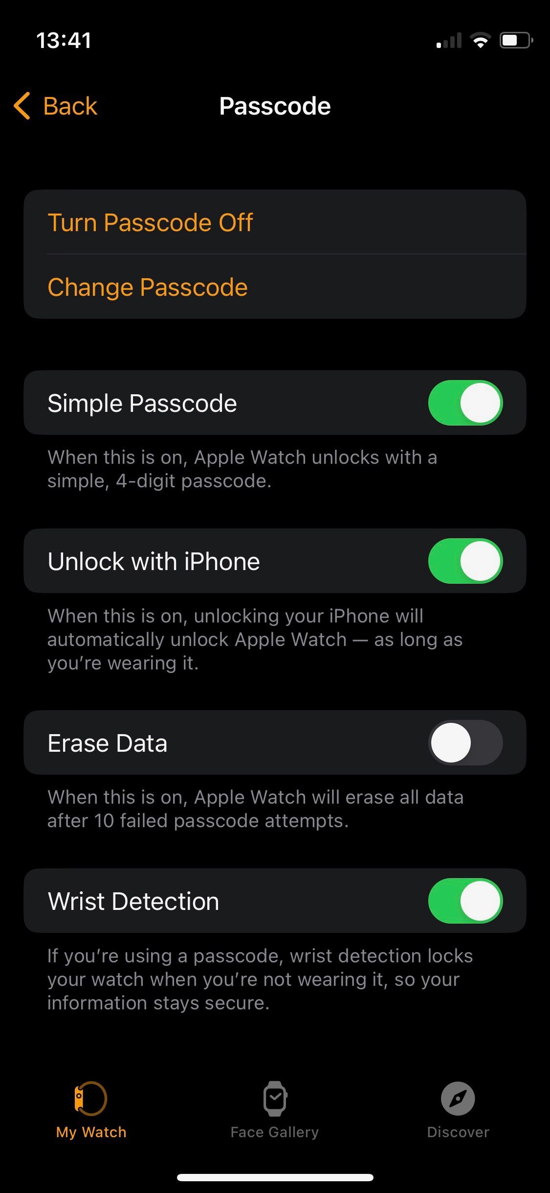 Apple watch not discount picking up exercise