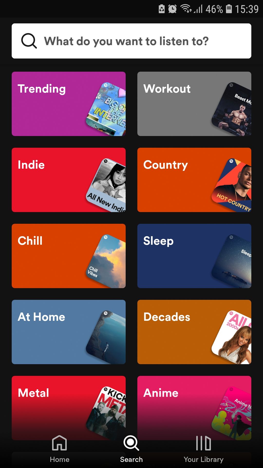 دسته های موسیقی Spotify