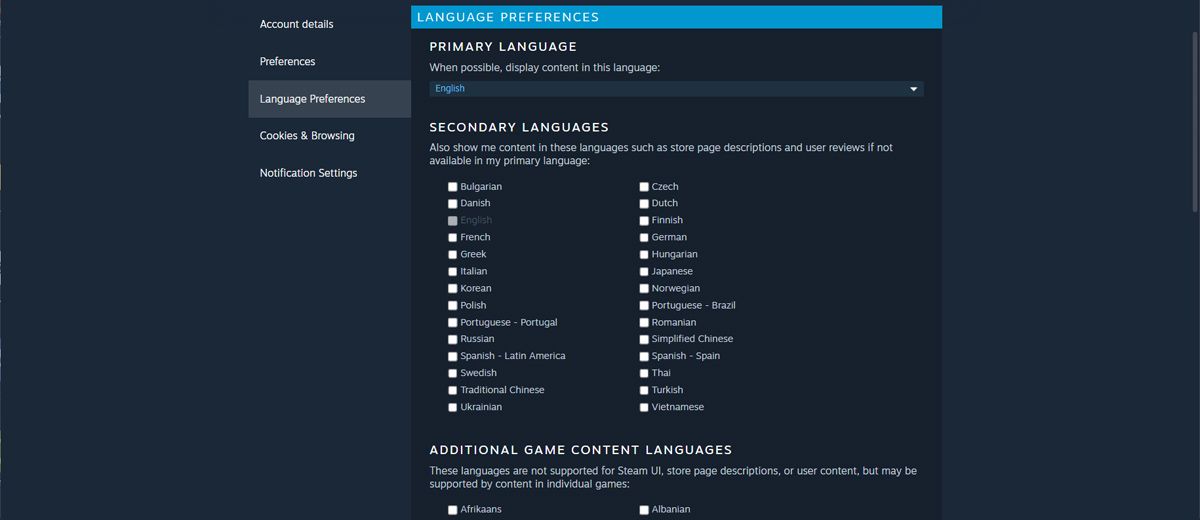 Steam Web Language 2 