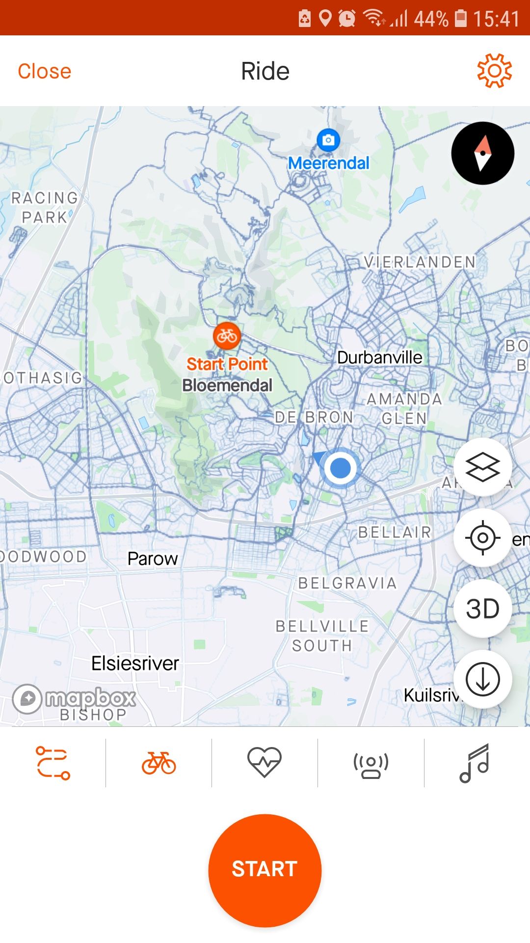 دوچرخه سواری ردیابی Strava