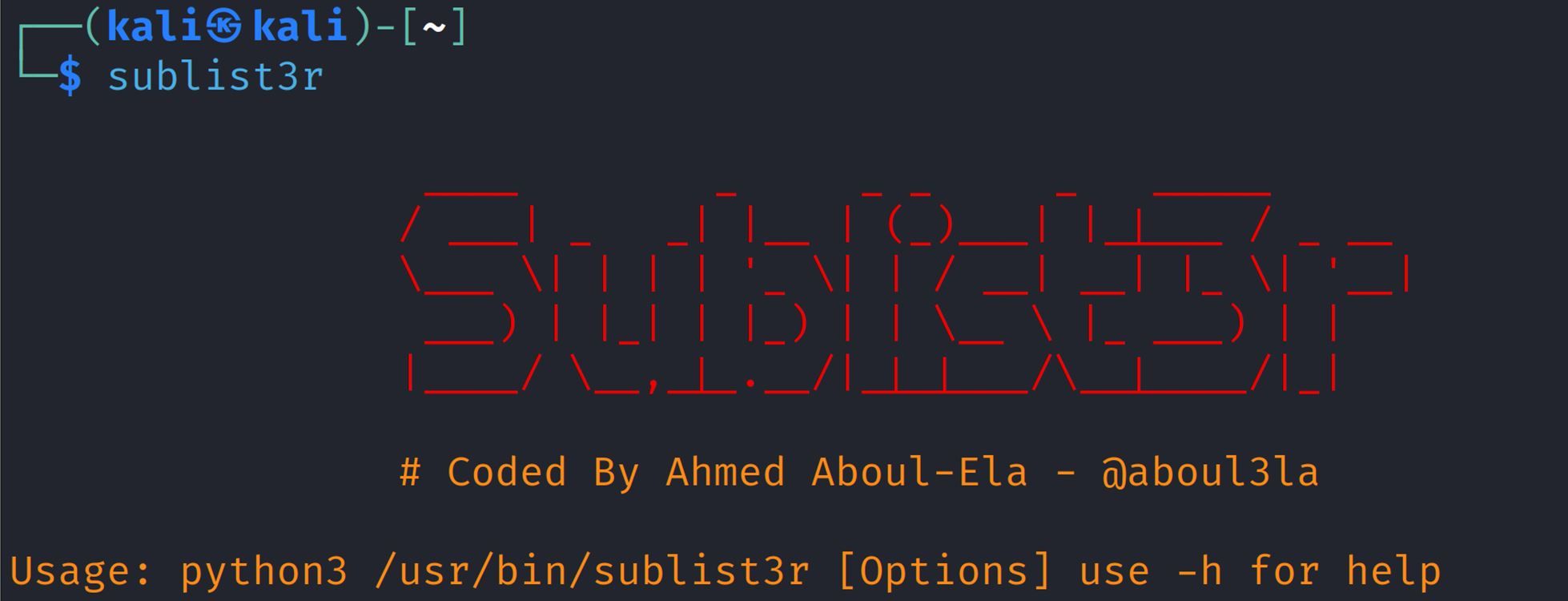 Công cụ Sublist3r trên Linux