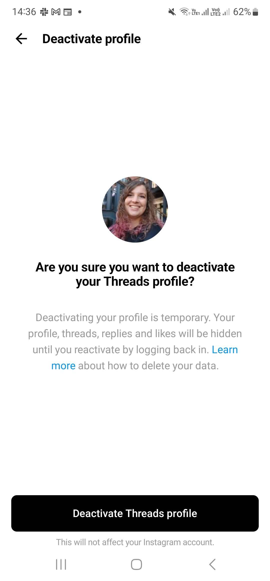 PSA: You Can't Delete Your Threads Account Without Also Deleting Instagram image