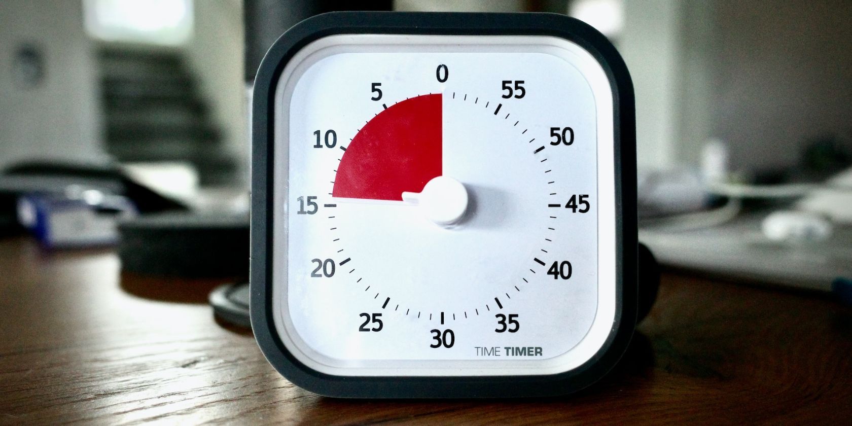 An analog timer 