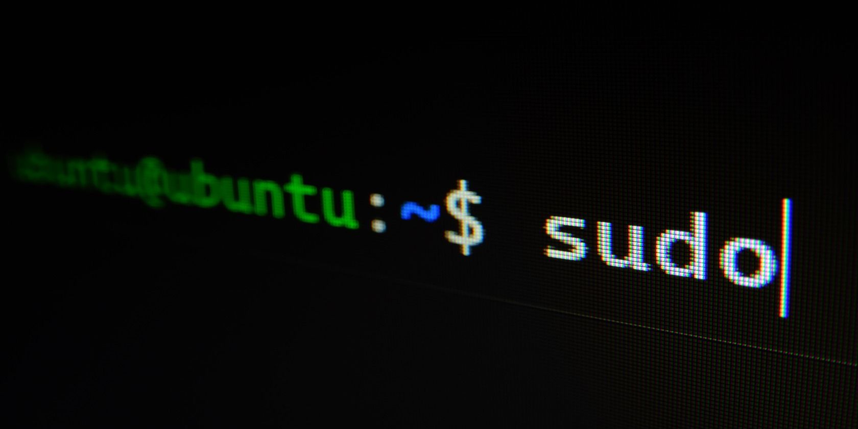 Screenshot of a sudo command from the Ubuntu shell
