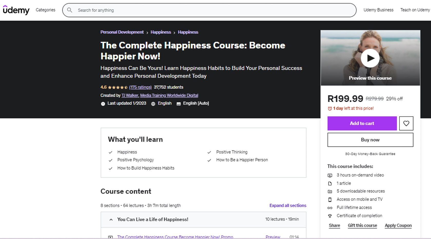 udemy دوره کامل شادی