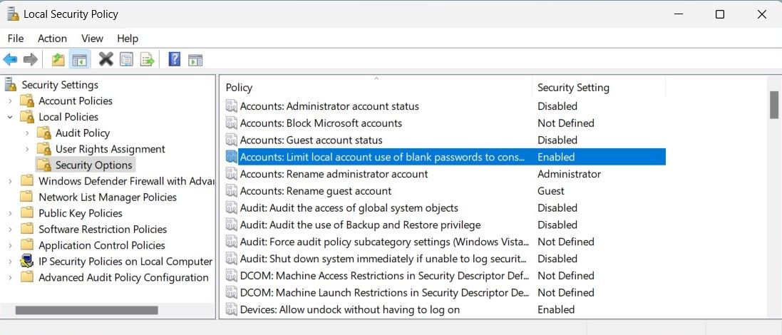 Use Security Policy to Connect Remote Desktop Without a Password