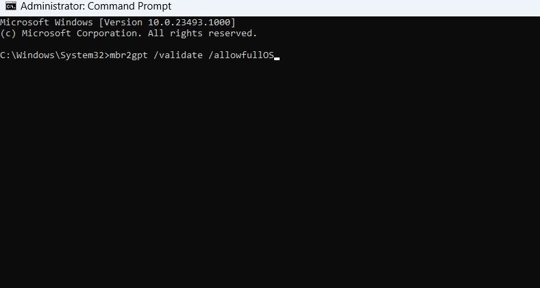 Validate command option in Command Prompt
