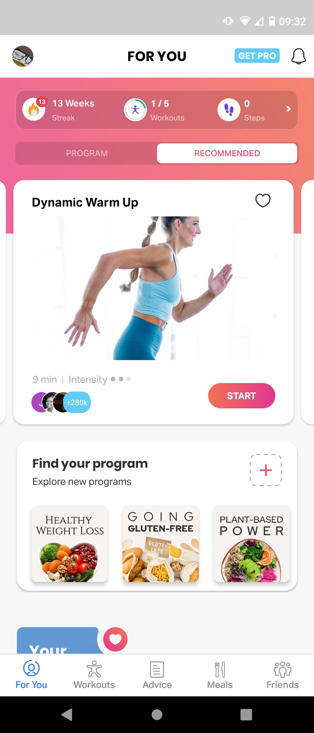 How to Set Up a Weekly Fitness Program With FitOn's Free Plan