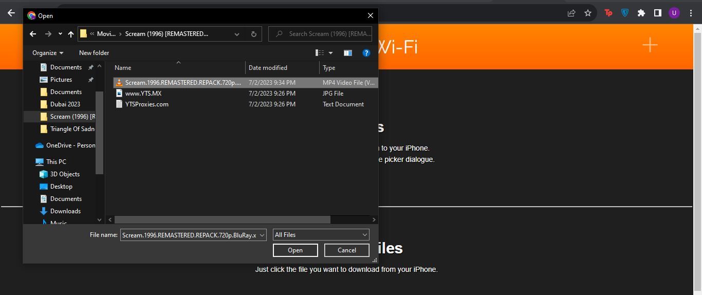 Adicione arquivos ao VLC Media Player usando o recurso Compartilhamento via Wi-Fi