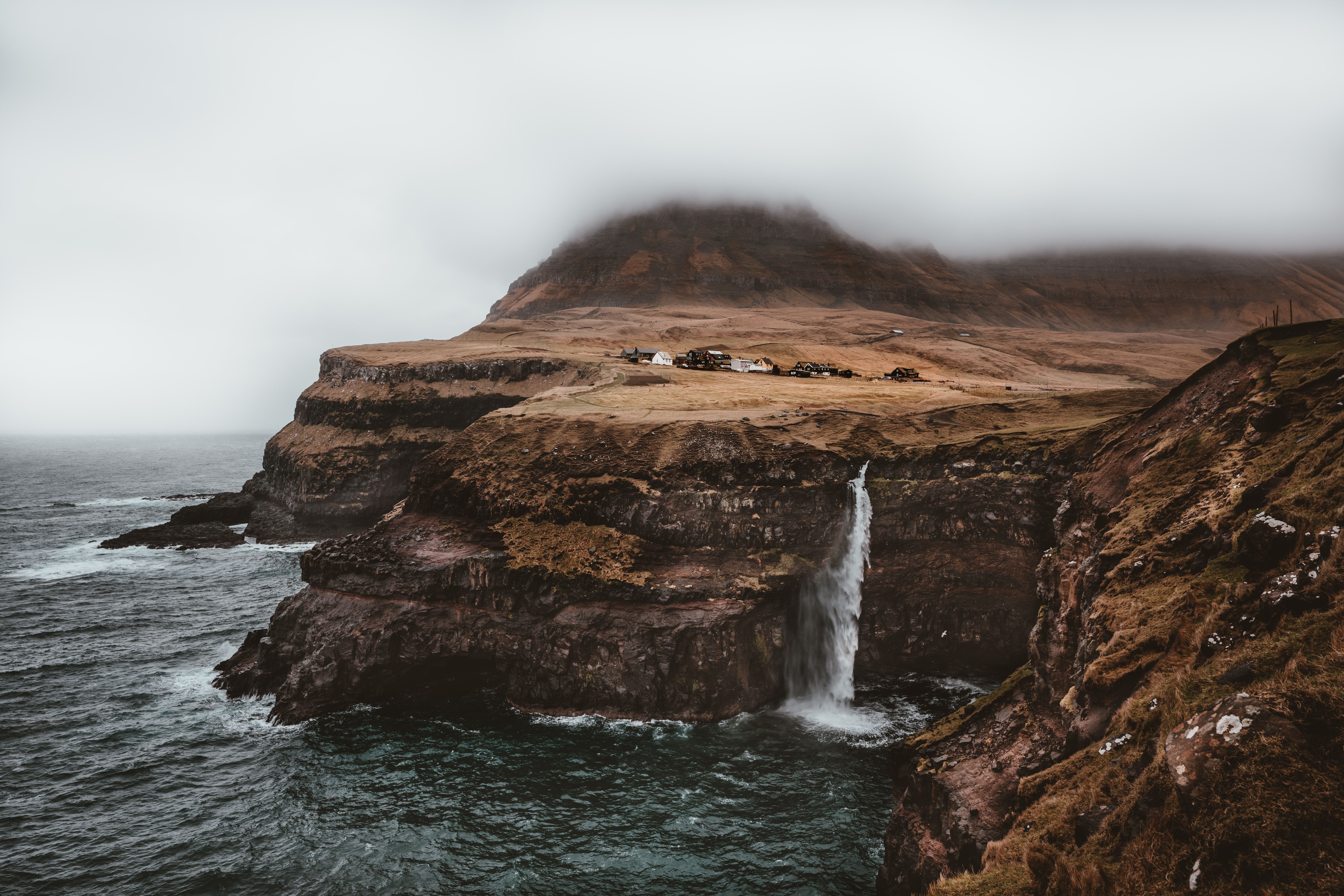 Photo of a landscape in the Faroe Islands
