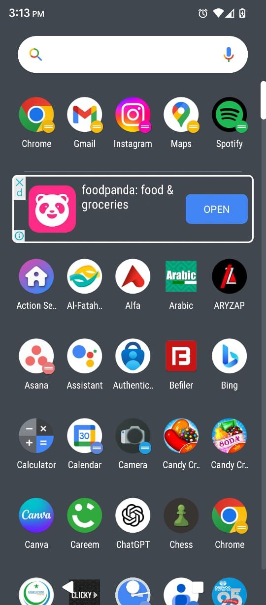 App Drawer in Action Launcher Pixel Edition