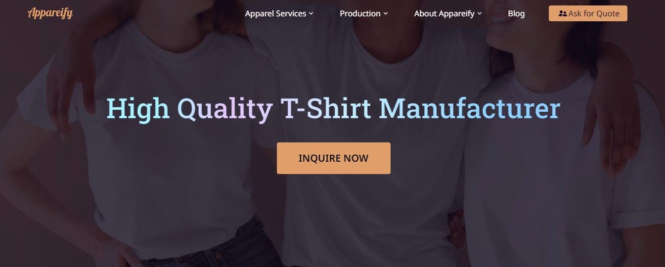 Custom t shirt outlet manufacturers usa