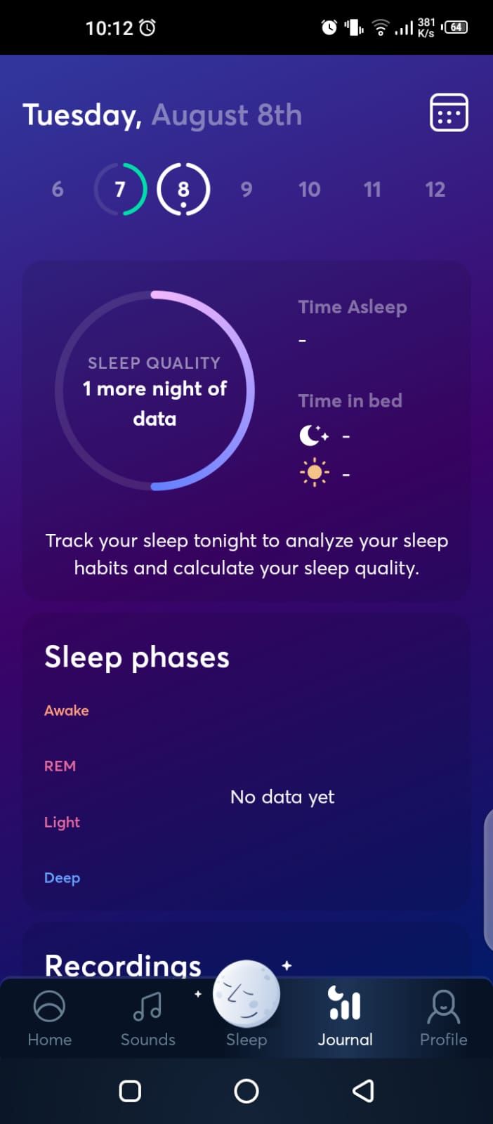 برگه BetterSleep Journal