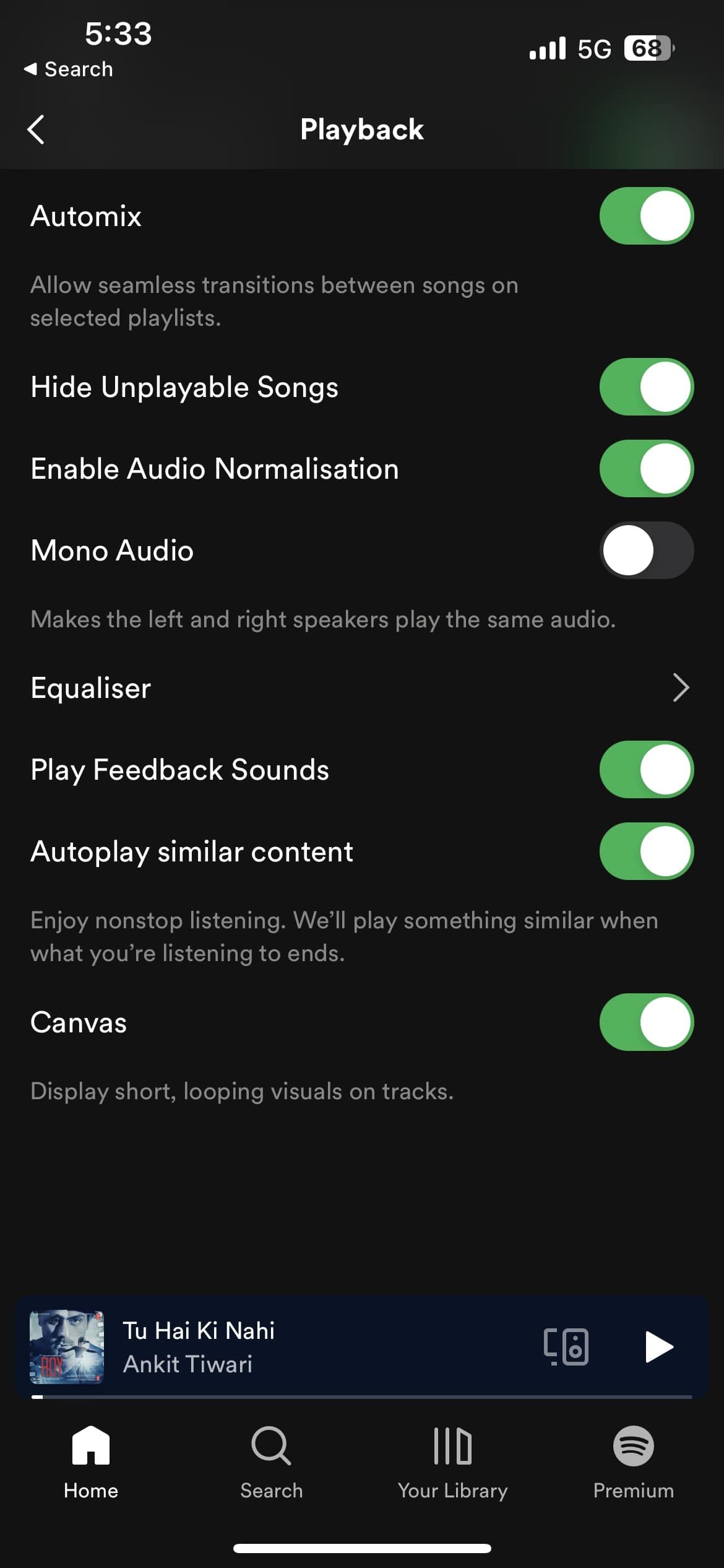 How to Enable or Disable Canvas in Spotify
