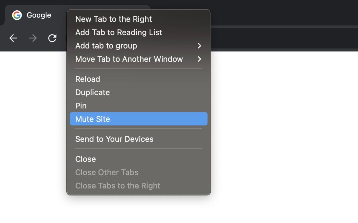 you can mute any website in chrome
