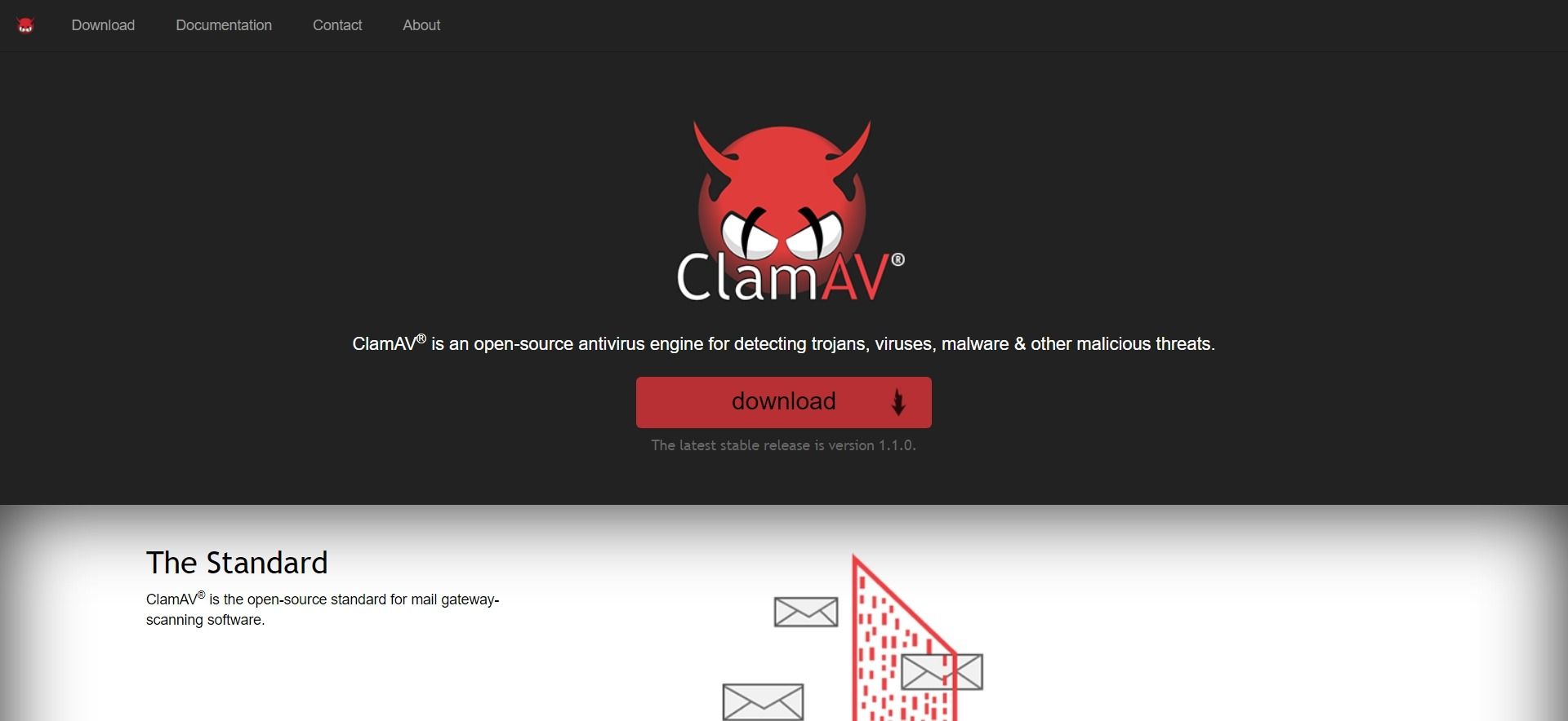 ClamAV's homepage