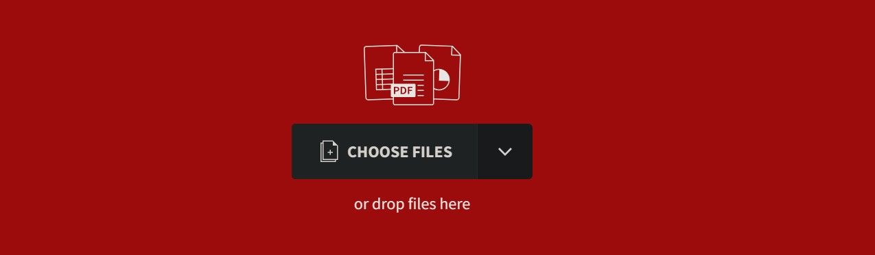 بر روی Choose Files کلیک کنید تا فایل PDF برای فشرده سازی آپلود شود