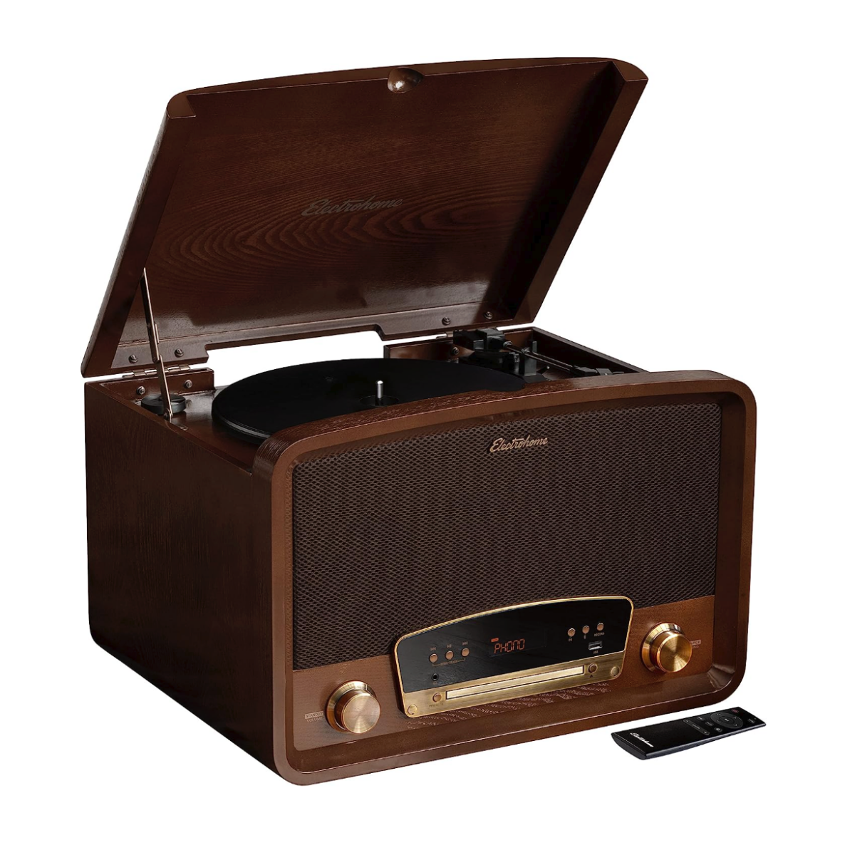 An Electrohome Kingston 7-in-1 Vintage Record Player