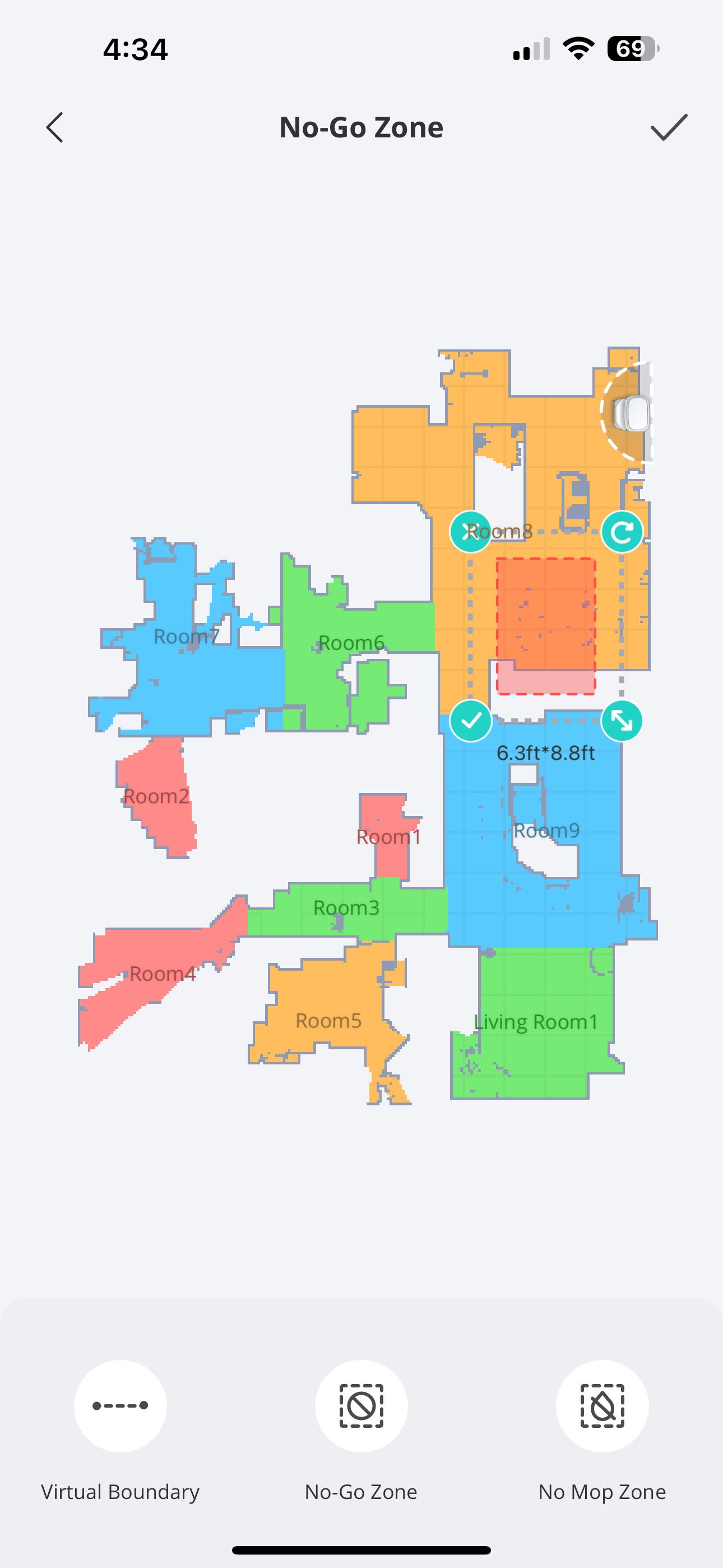 The Differences Between Virtual Boundary, No-Go Zone, and No-Mop Zone​