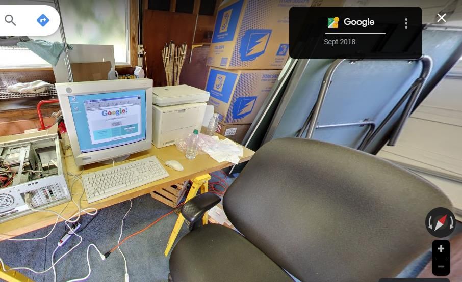 Google's garage office 