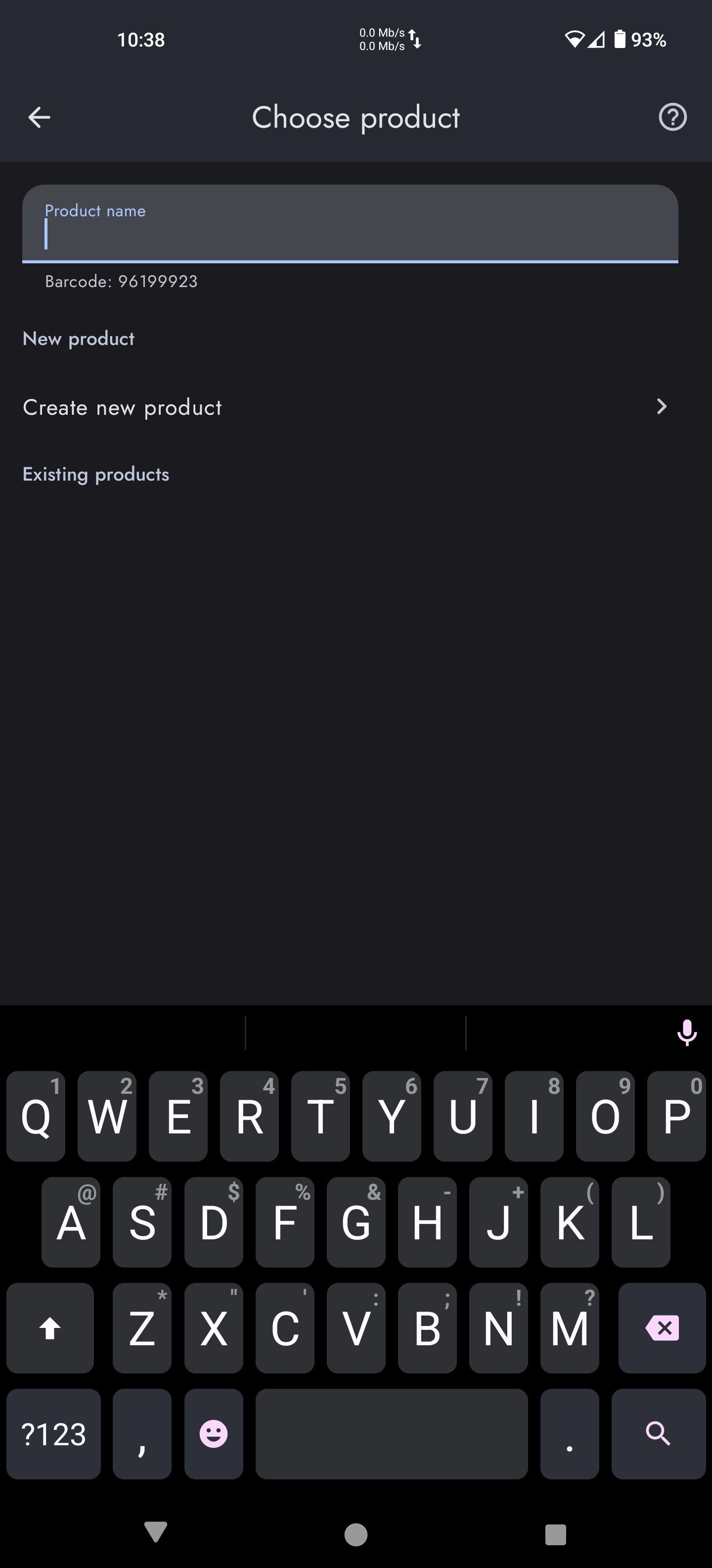 grocy android جزئیات محصول را اضافه کنید