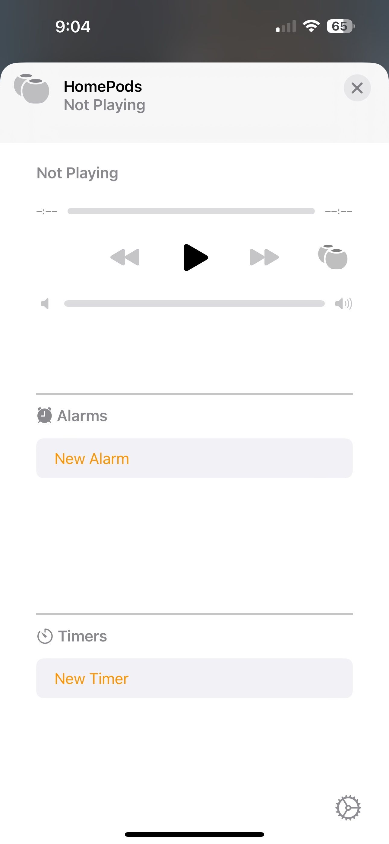 iOS 16 Home App HomePod Controls