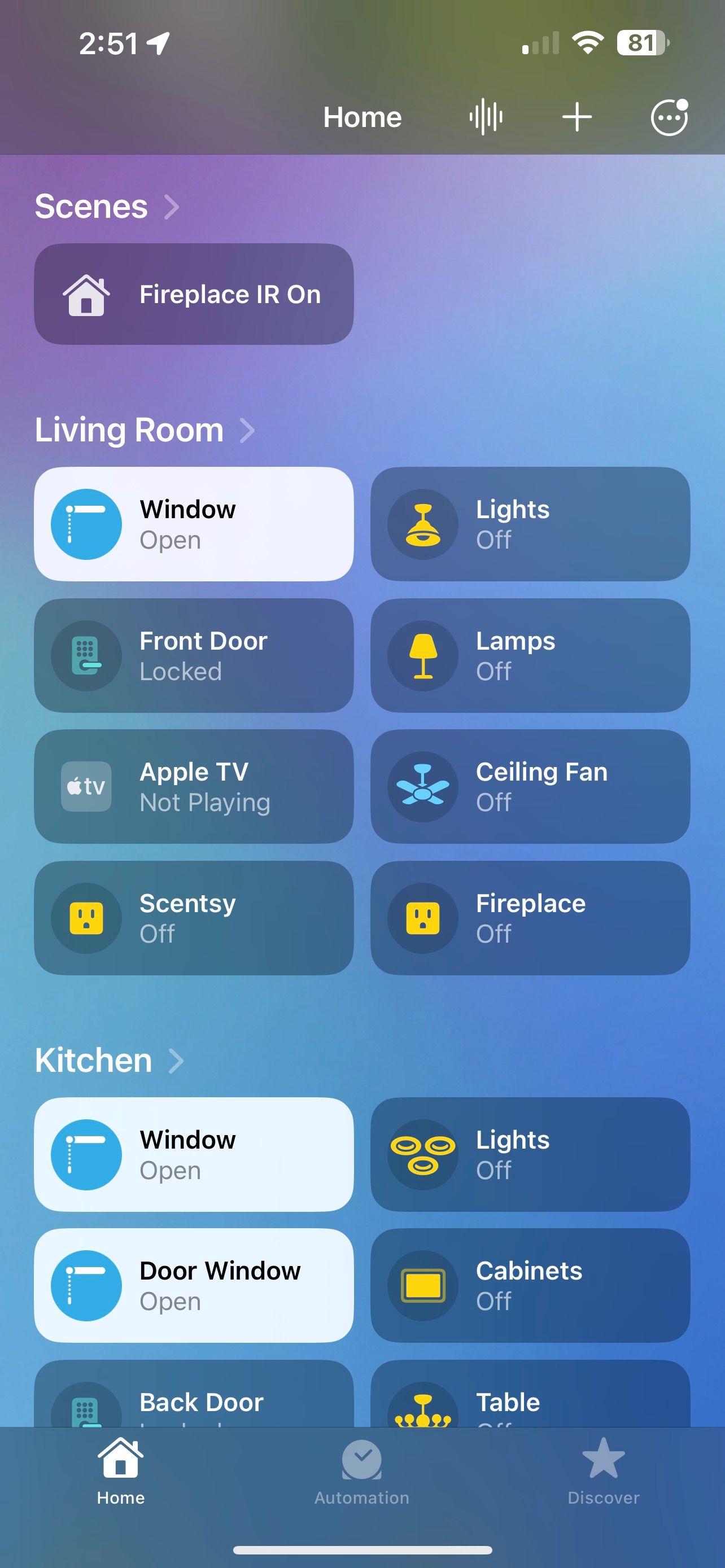 Home App iOS 16 Device Scene