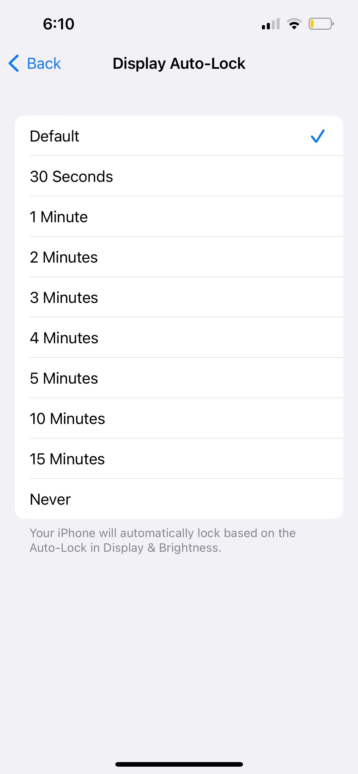 iphone guided access auto lock settings