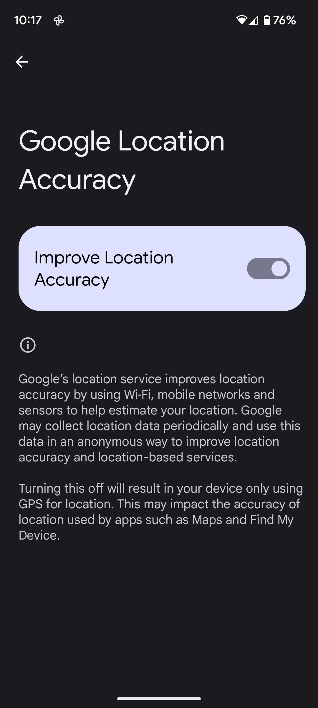 improve location accuracy