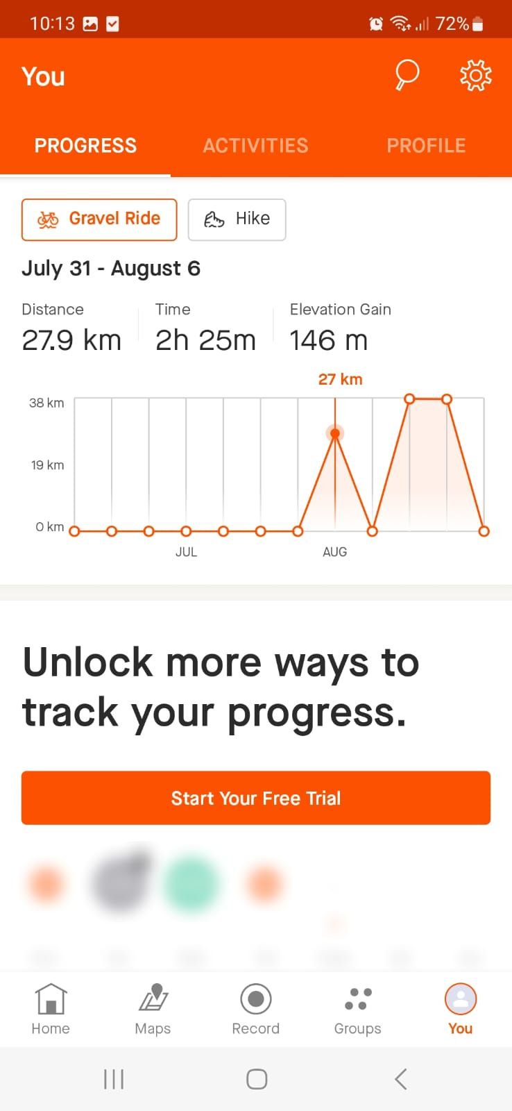 فعالیت های خود را در Strava پیگیری کنید