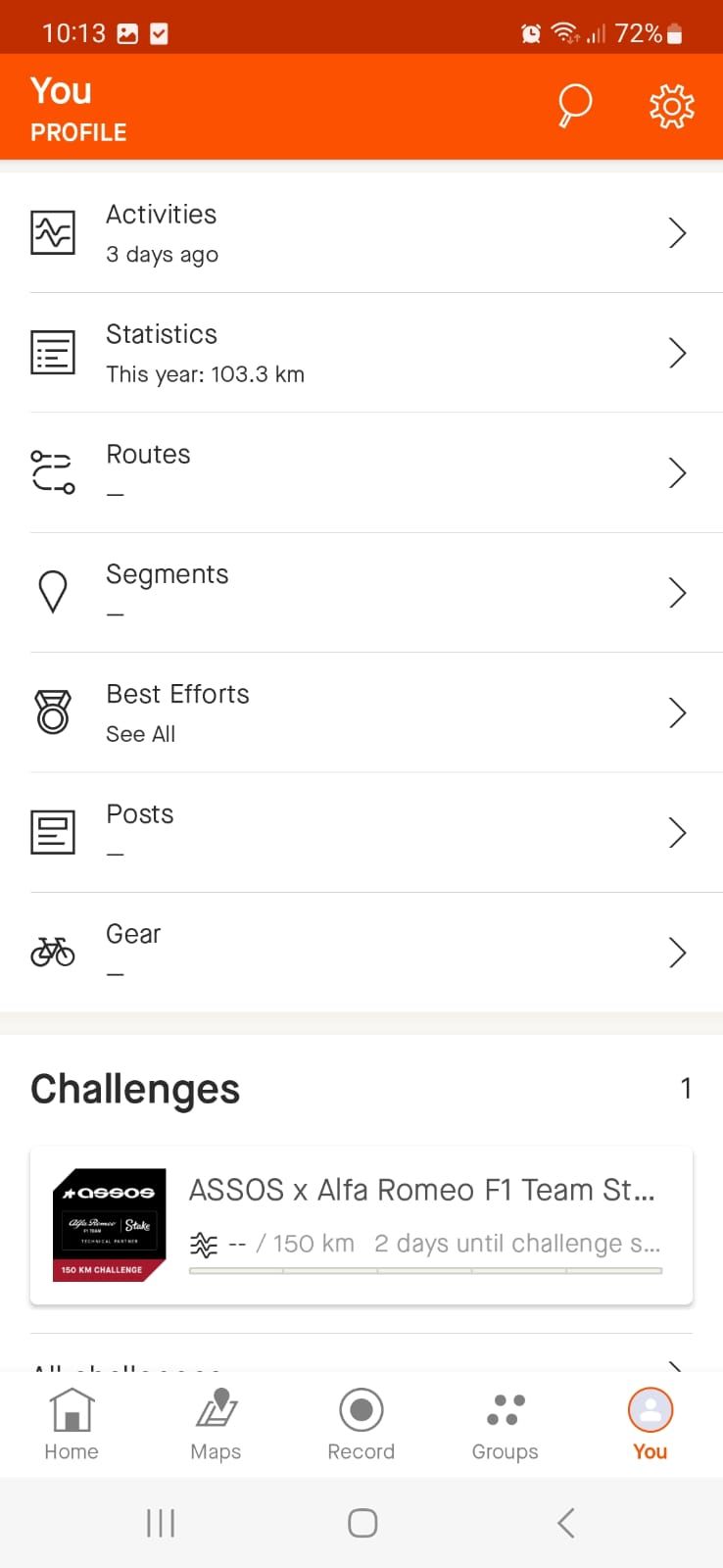 پیشرفت سالانه در Strava را نظارت کنید