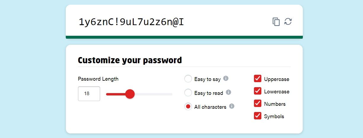lastpass online password generator tool