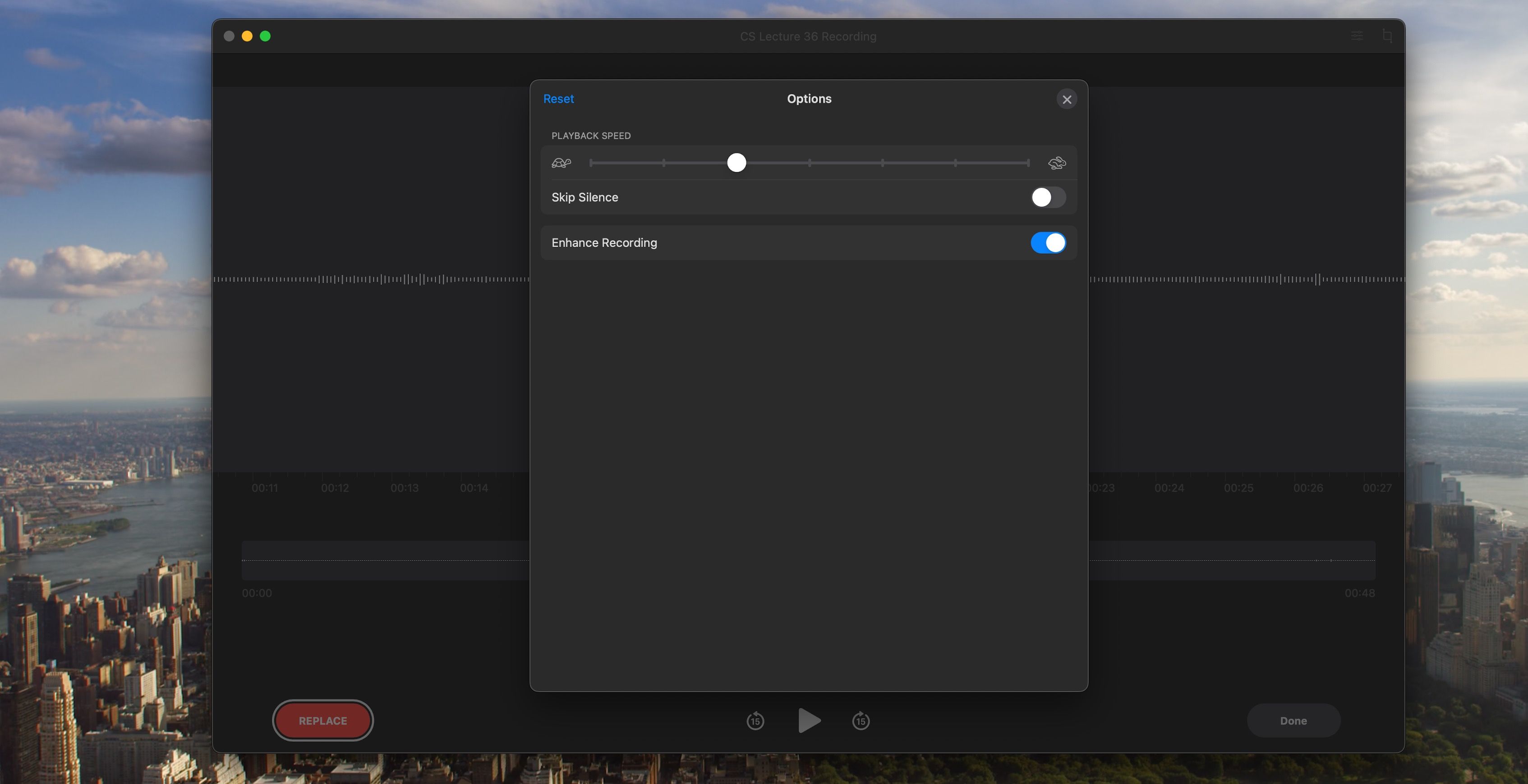 برنامه MacOS Voice Memos با کلیدهایی برای رد شدن از سکوت و بهبود ضبط در دسترس است
