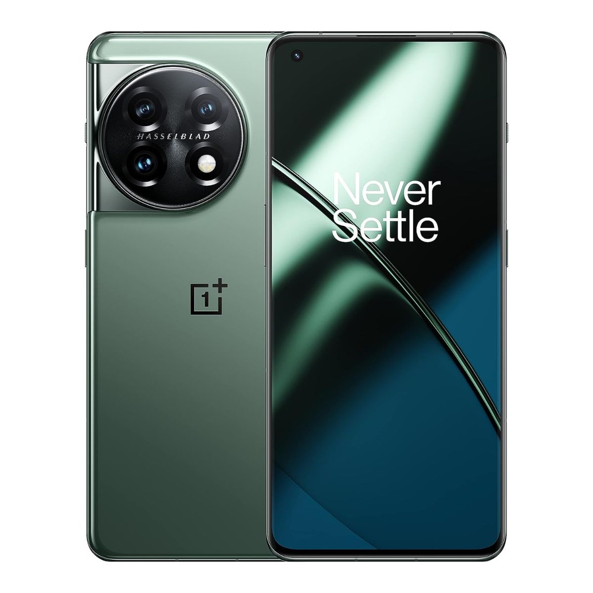 Image montrant l'avant et l'arrière du OnePlus 11