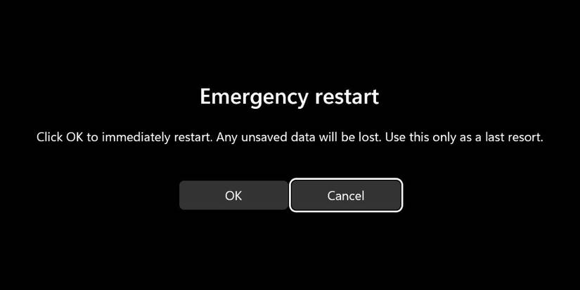 Perform an Emergency Restart on Windows