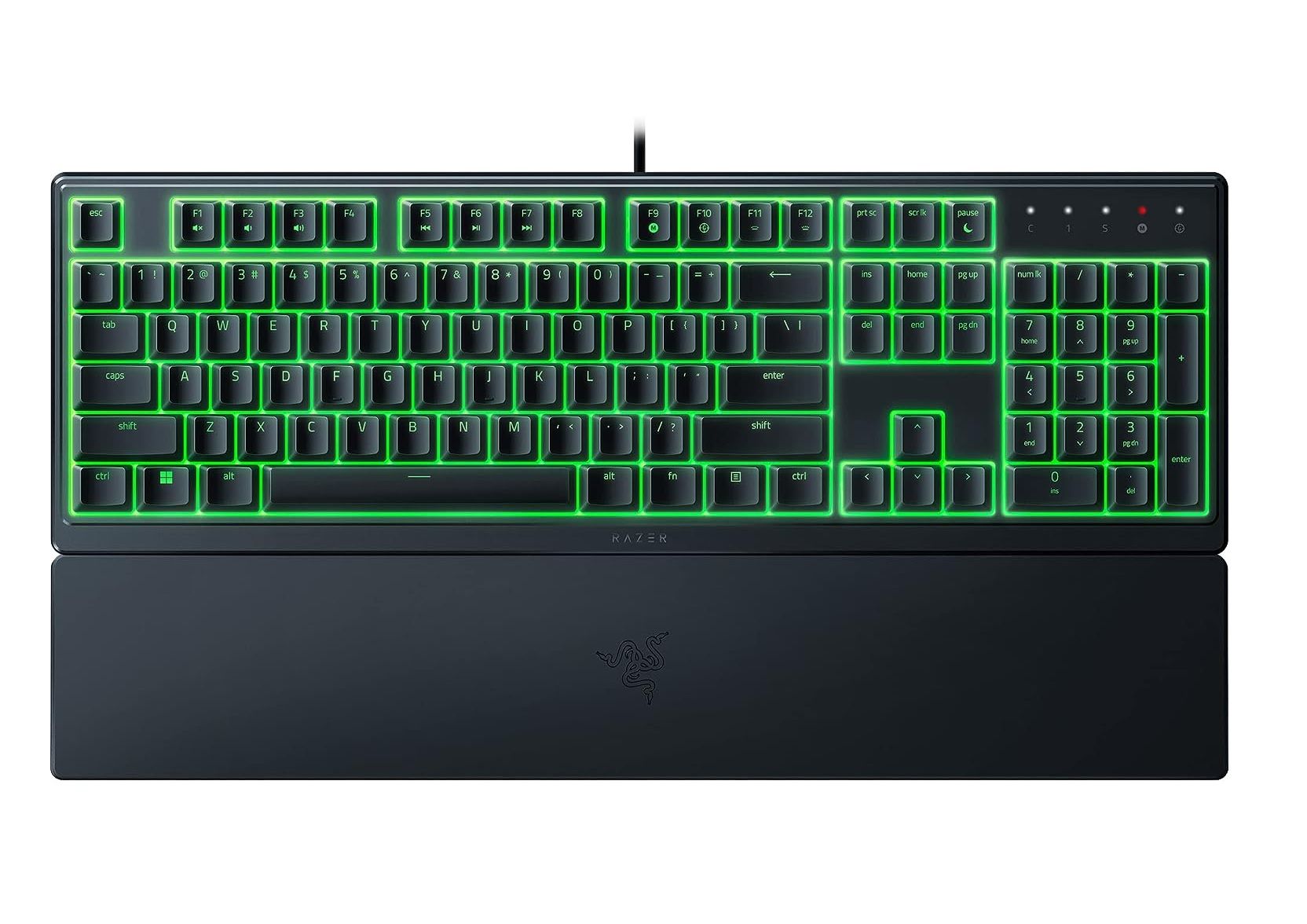 کیبورد گیمینگ razer ornata v3 x دارای جای مچ دست و rgb