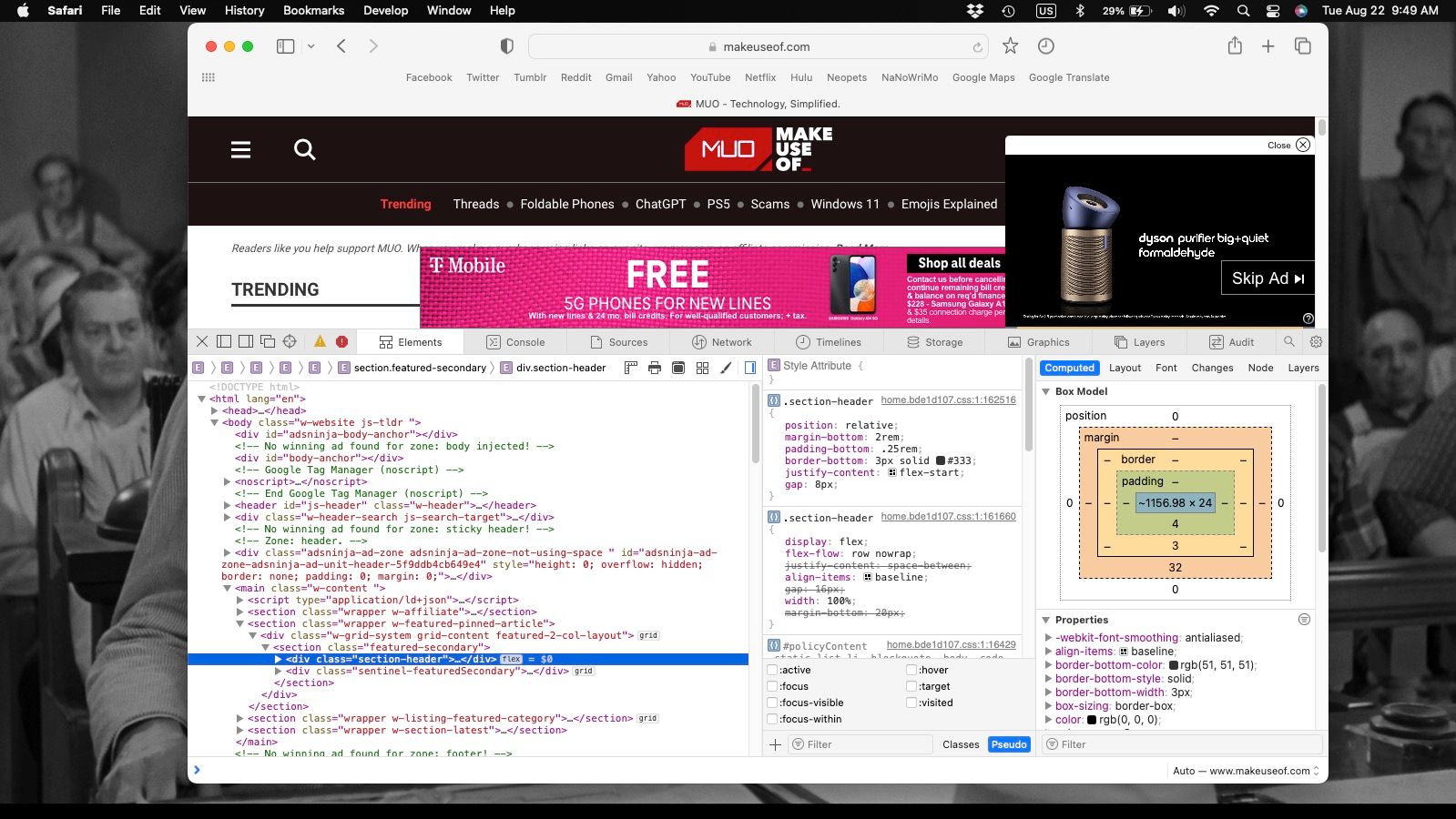 How to Inspect Element on a Mac on Any Browser