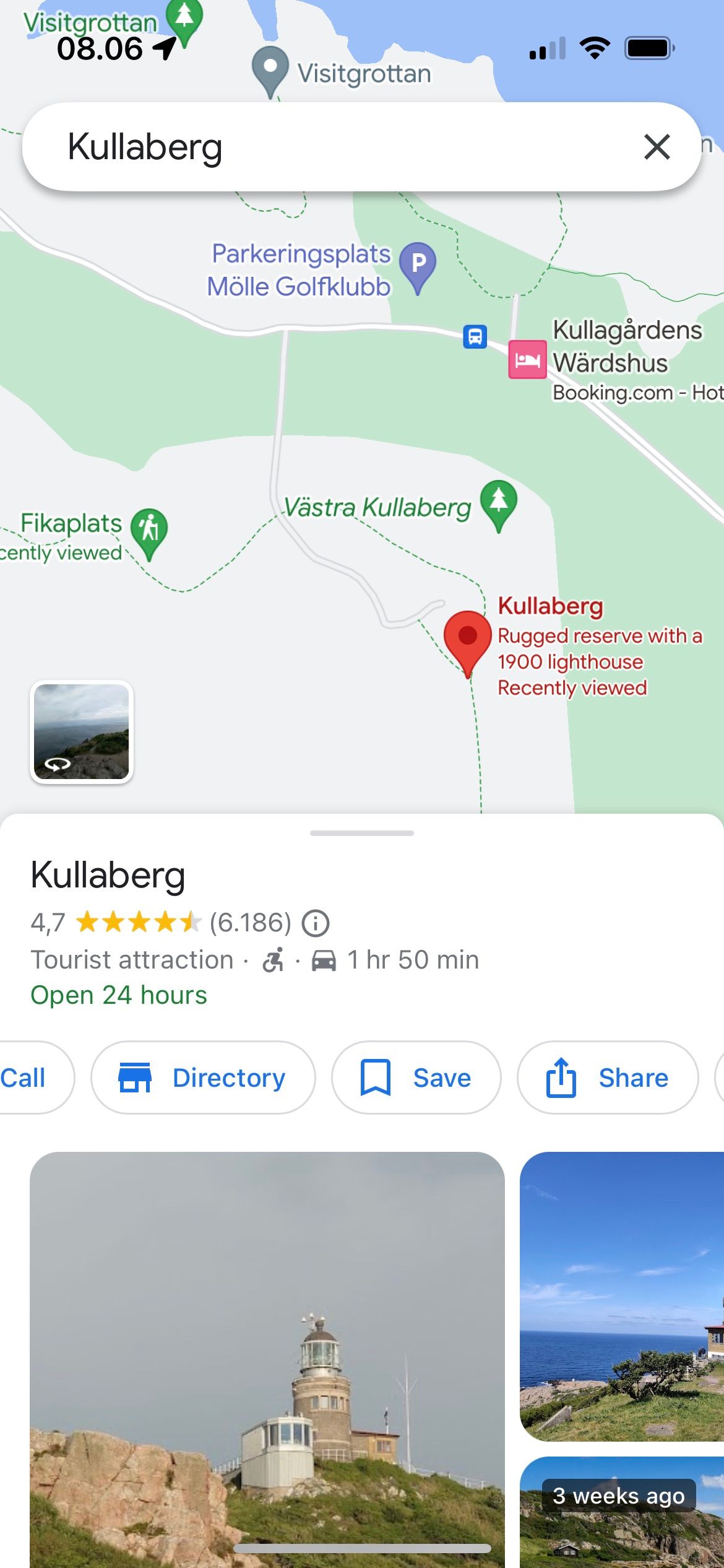 Save a Location in Google Maps Screenshot