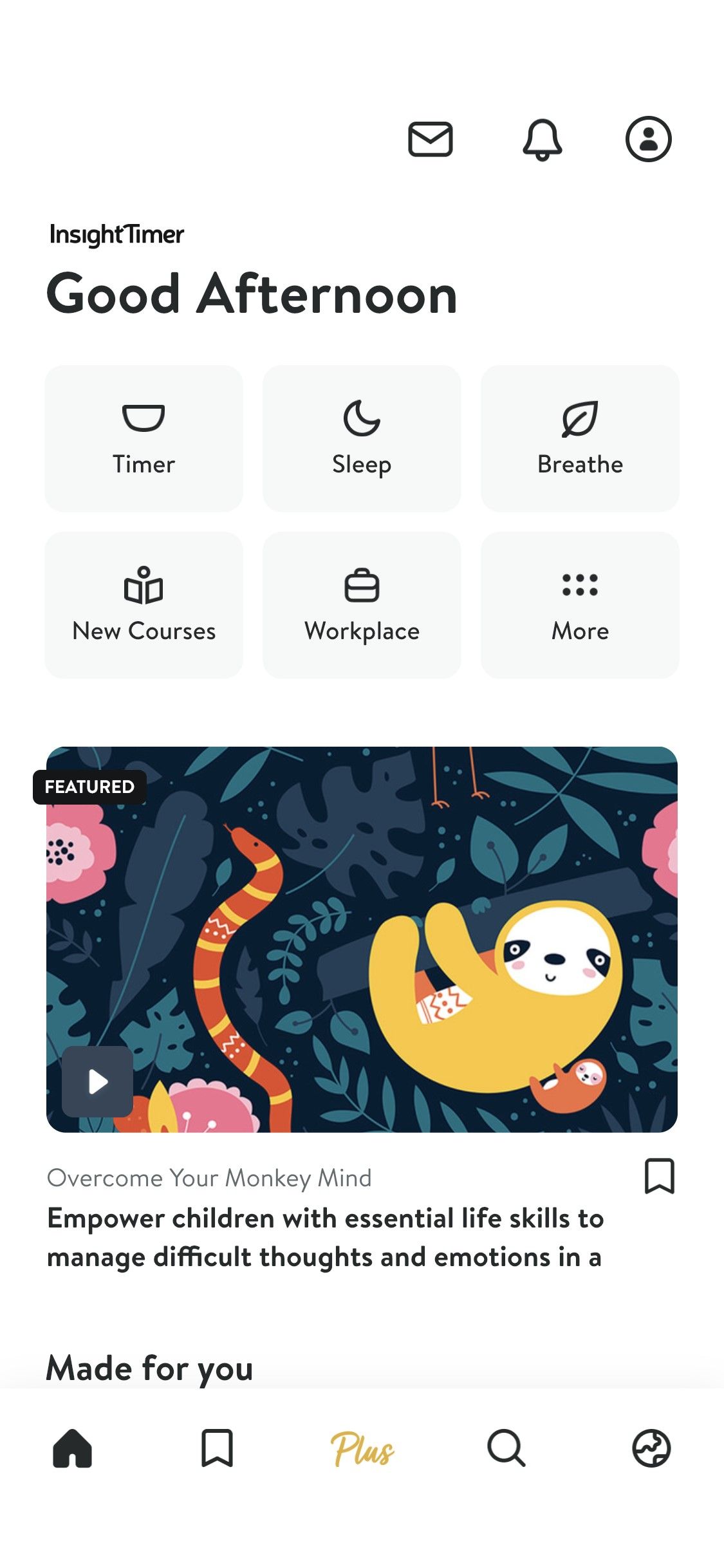 اسکرین شات برنامه Insight Timer