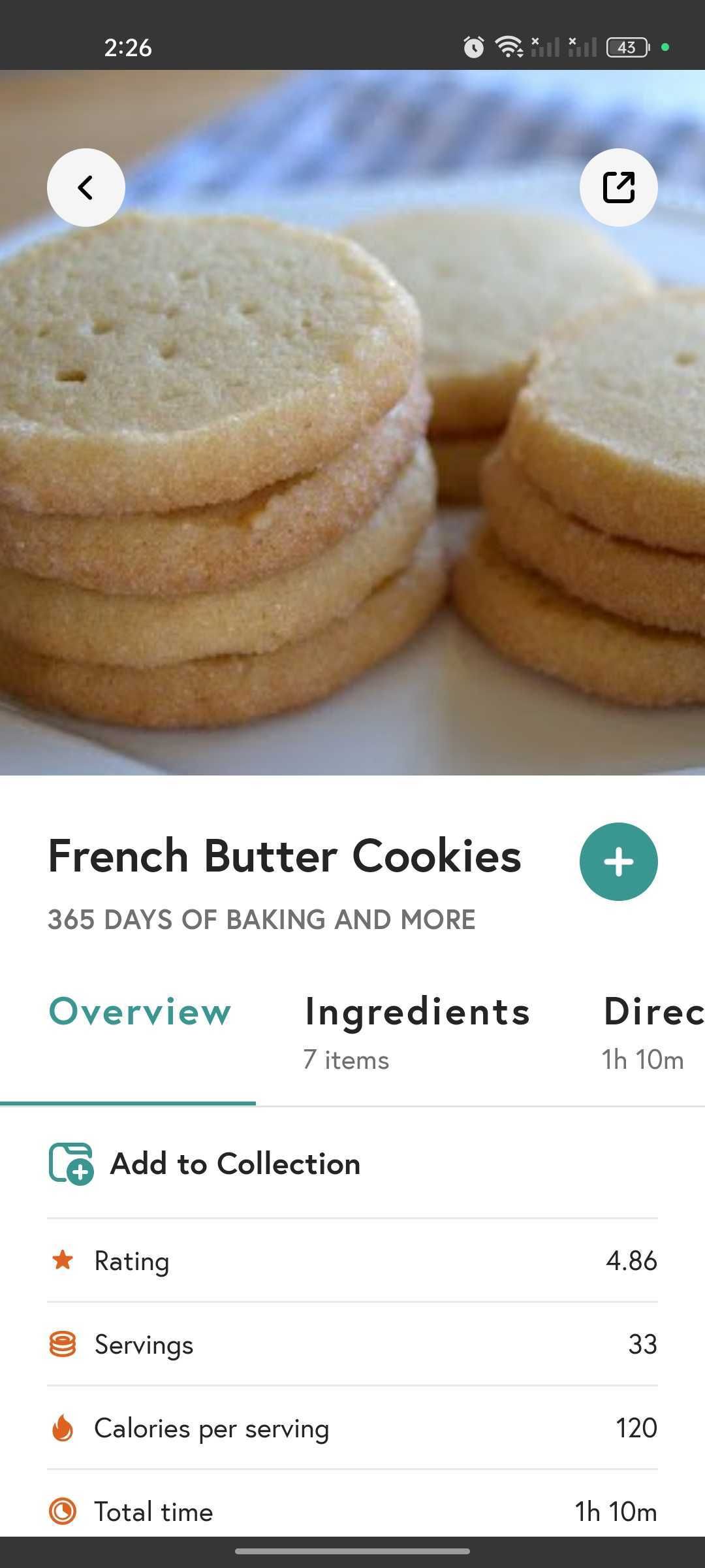 French butter cookies recipe in the Yummly app