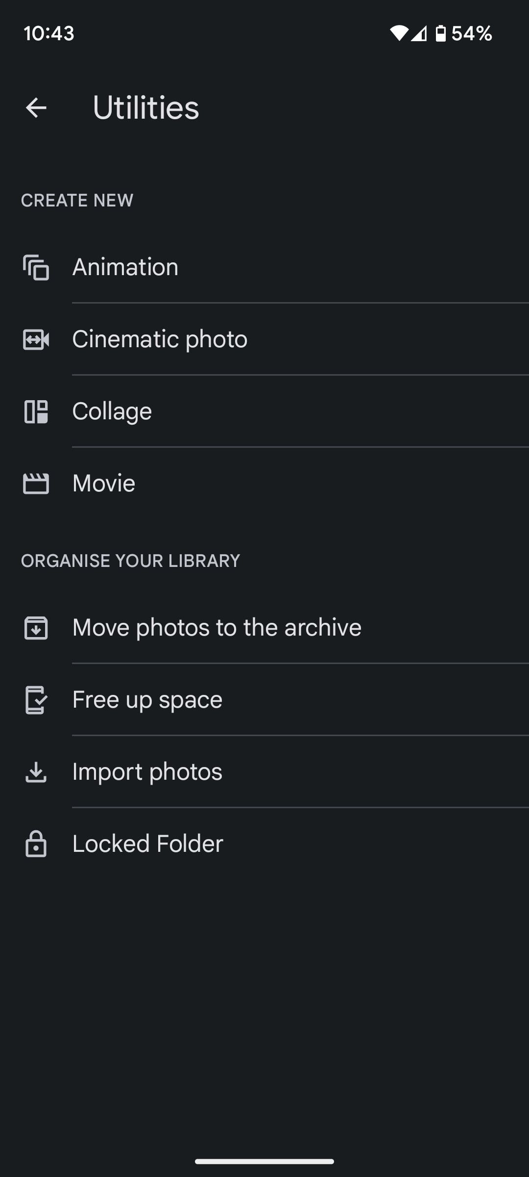 set up locked folder in google folders