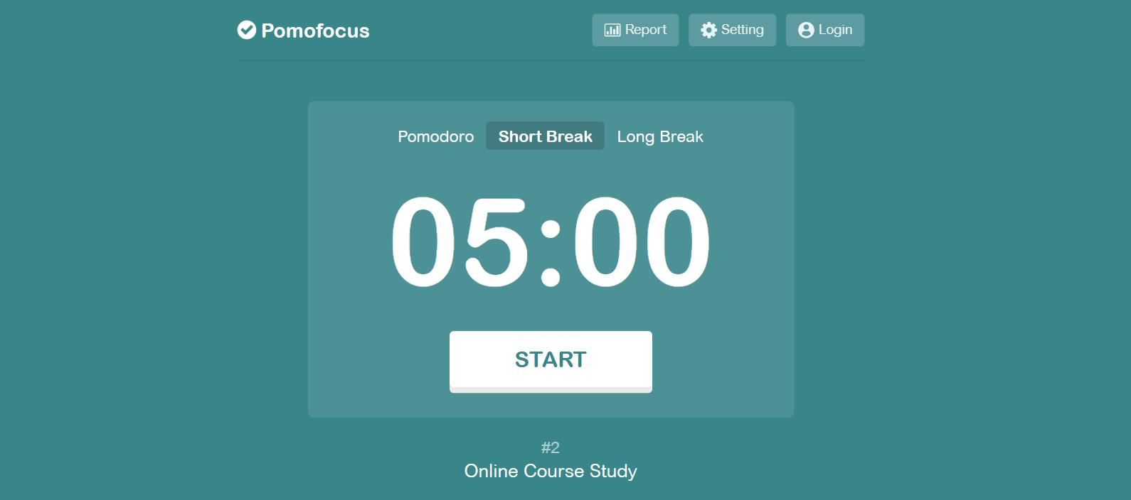 استراحت کوتاه در Pomofocus