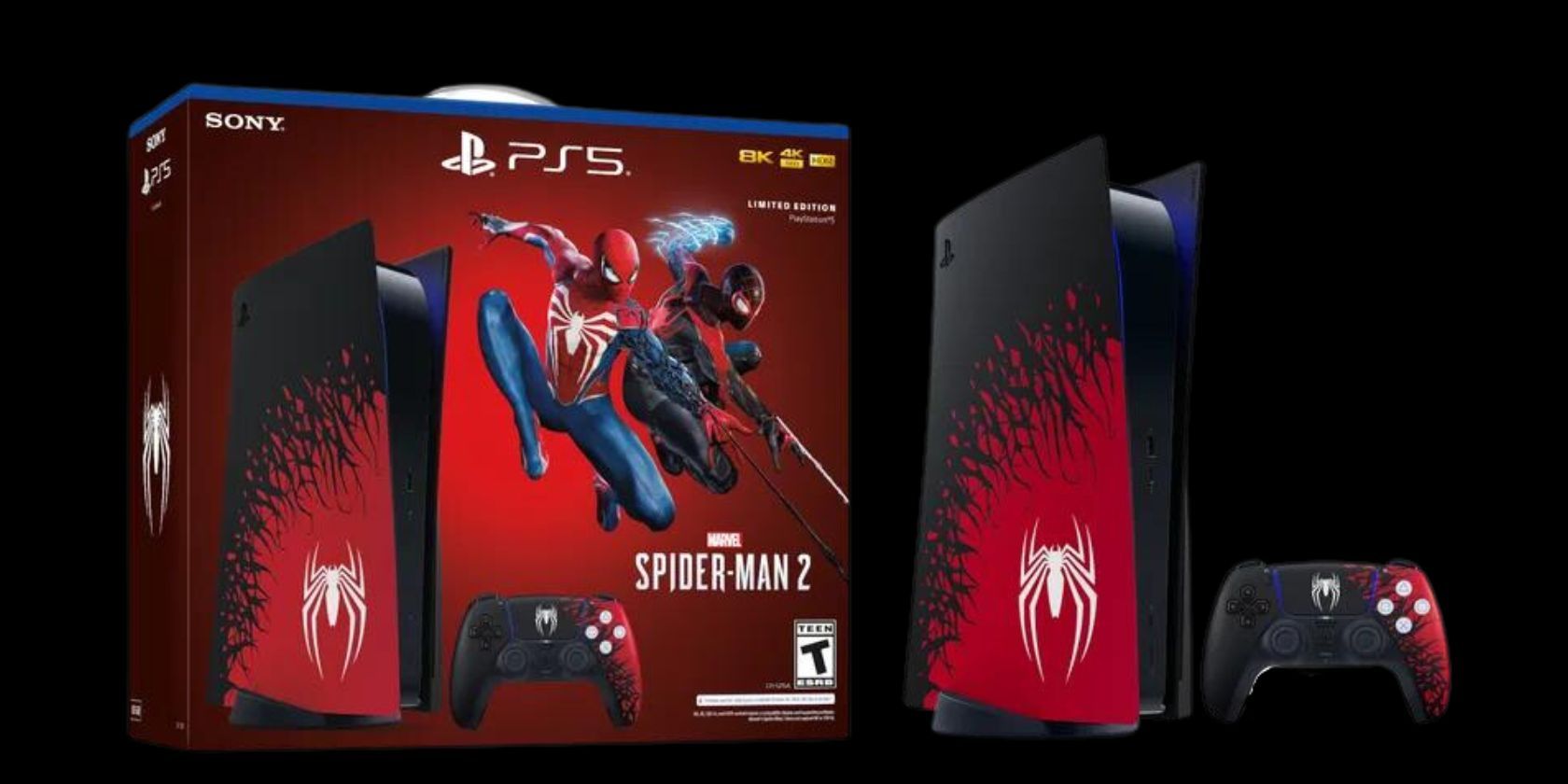 Spiderman 2 limited edition PS5 console