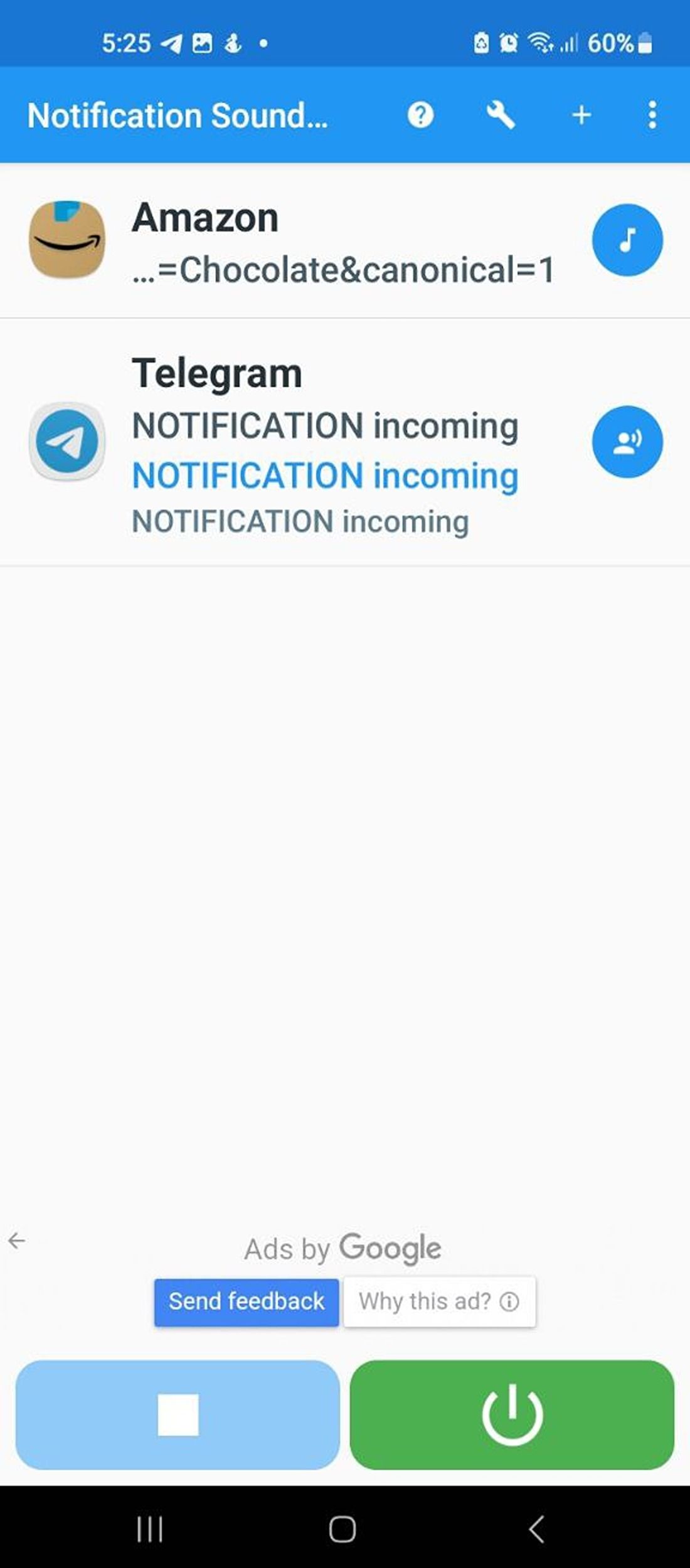 Configure notification sounds