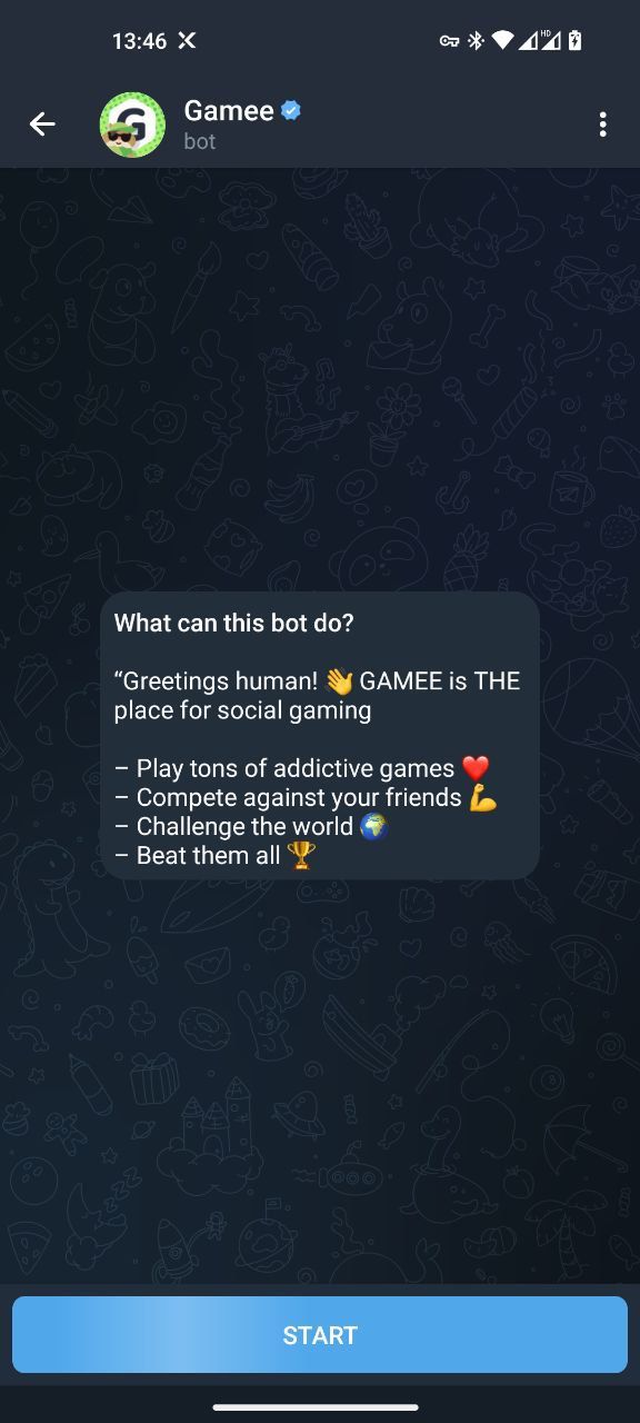 ربات Gamee در تلگرام