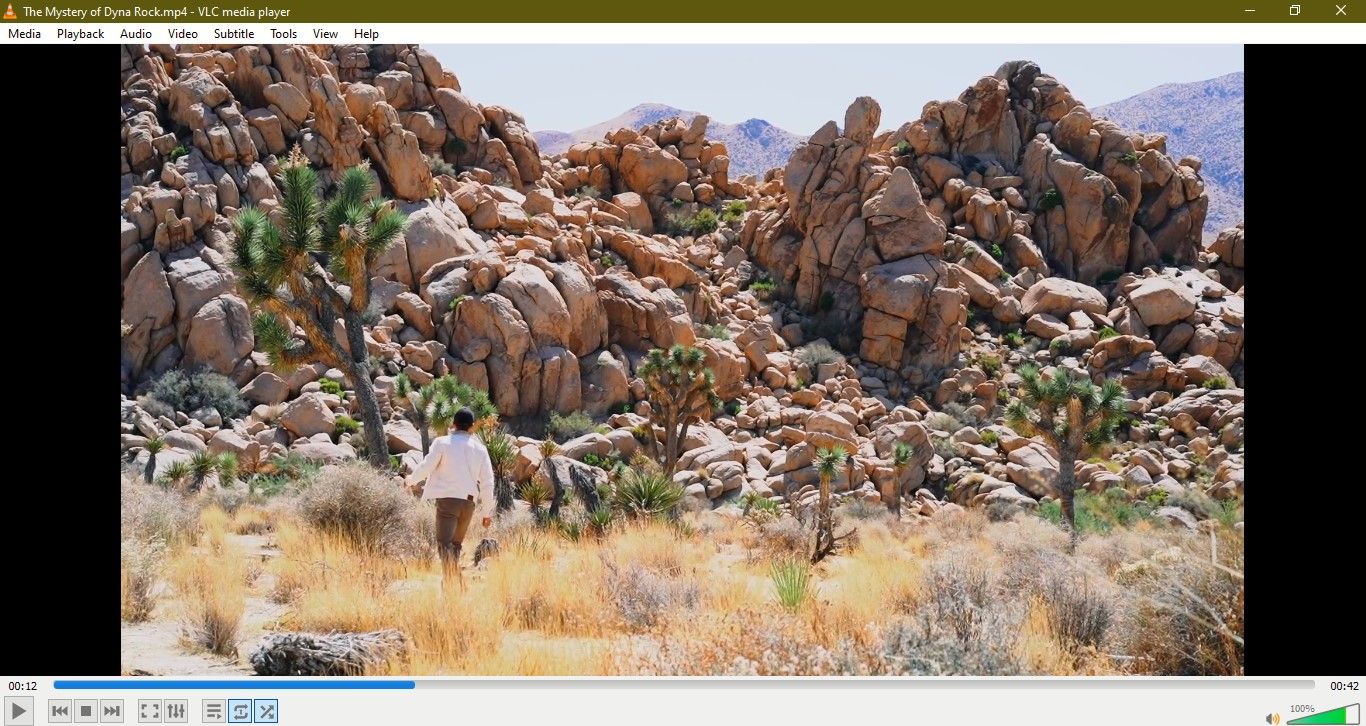 Воспроизведение фильмов в приложении VLC для Windows