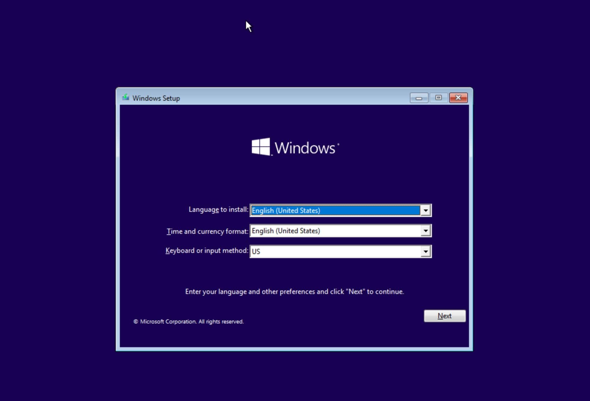 windows installation in kvm